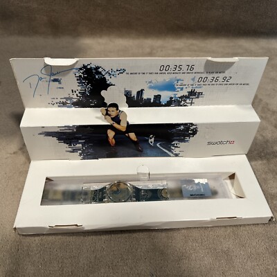 NOS SWATCH Watch Dan Jansen Atlanta 1996 Olympics GZ136S #17069 LE Collectible