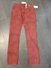 Union Bay girls Print Denim Jeans Size 12 REG with adjustable waist Lucille cut