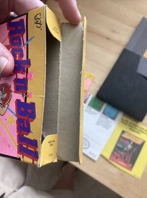 Rock 'n' Ball (Nintendo NES 1990) GAME, BOX, and RARE POSTER - W/MANUAL