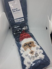 Old Navy Cozy Socks New Warm Santa adult one size