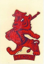 VINTAGE CLEMSON TIGERS DECAL ATLANTIC COAST CONFERENCE 