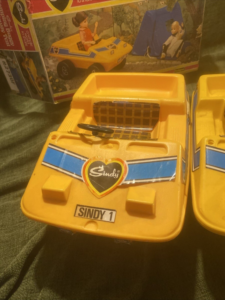 Vintage Pedigree Sindy's Camping Buggy Foldaway Tent in original