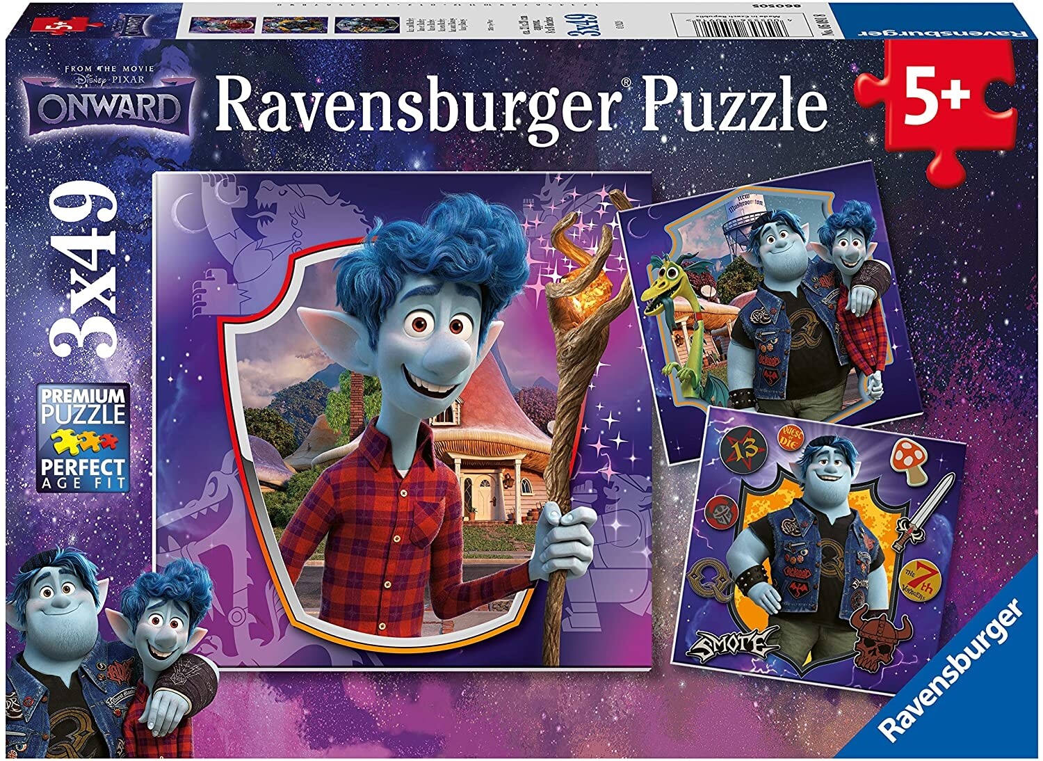 RAVENSBURGER - 3 puzzle 49 pezzi AVANTI – Ian e Barley -  - RAV050918