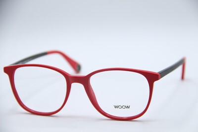 NEW WOOW DREAM BIG 1 COL.2657 MATTE RED GREY AUTHENTIC EYEGLASSES 52-18