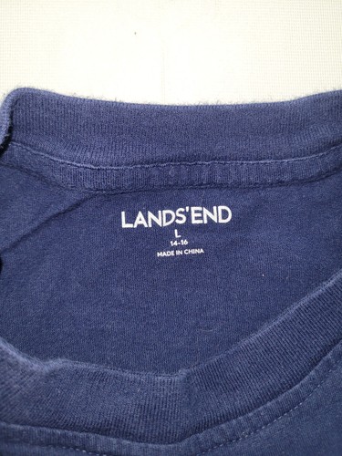 Land's End My Game Is Next Level Blue Graphic Tee Youth L - Picture 6 of 7