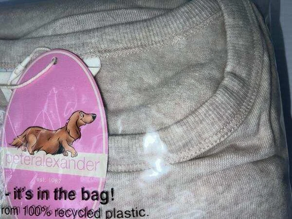 NWT LADIES PETER ALEXANDER OATMEAL NIGHTIE SIZE M / L - Image 2 of 3