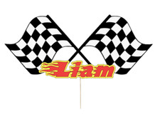 Hotwheels Racing Cake topper, Cake decorations, Party, Personalised 