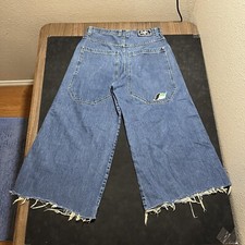 Kikwear Jeans Vintage Wide Leg Baggy Denim Men 32 JNCO USA 1990s Rave Cyber Punk