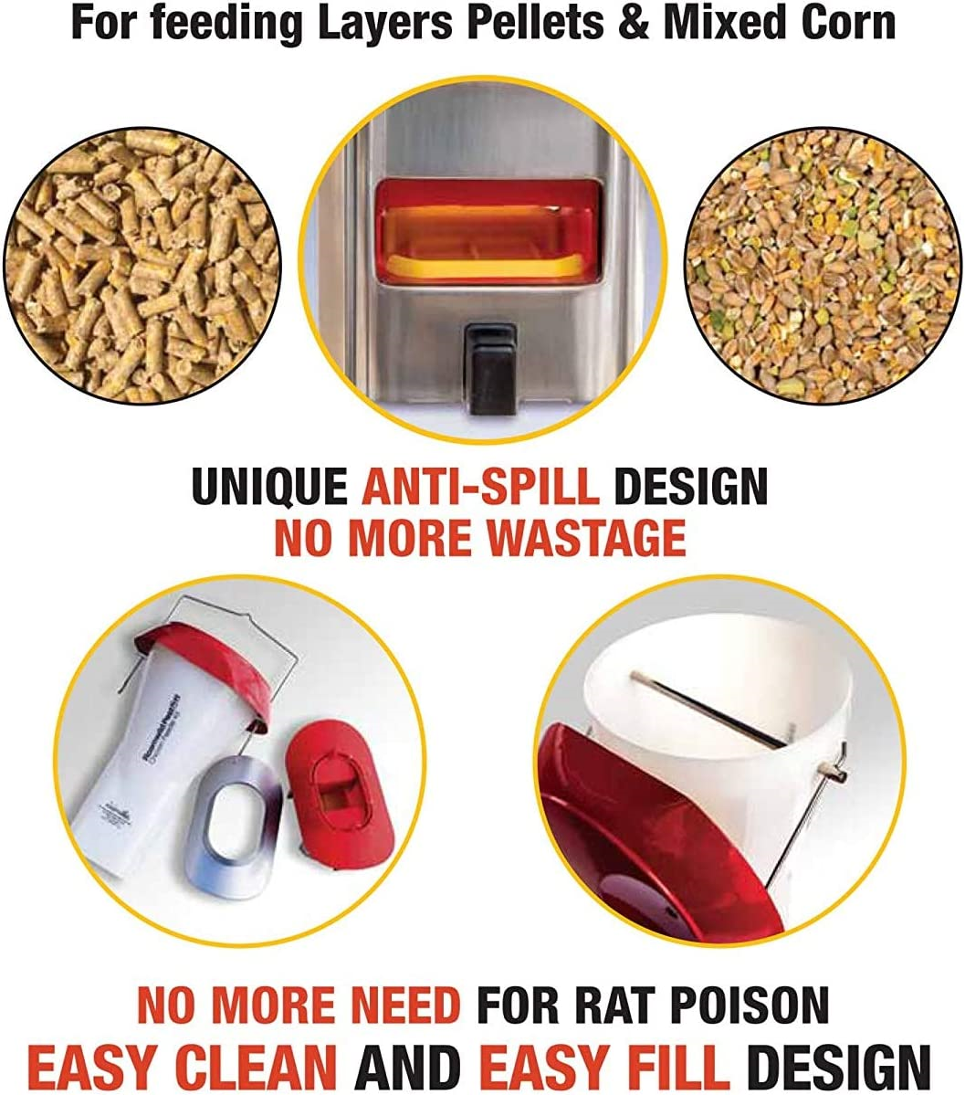 Roamwild PestOff Rat Proof Chicken Feeder Kit Rat Proof & Large Bird