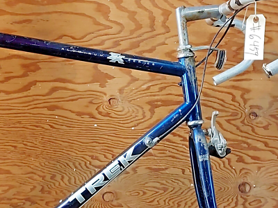 Cadre Vélo Trek 1220 1995 56 Cm Aluminium Violet - Projet Restauration