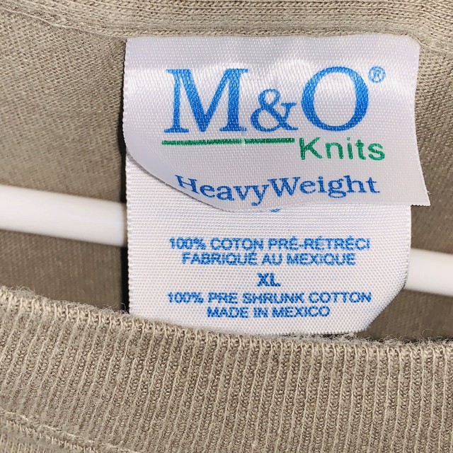m&o knits tag