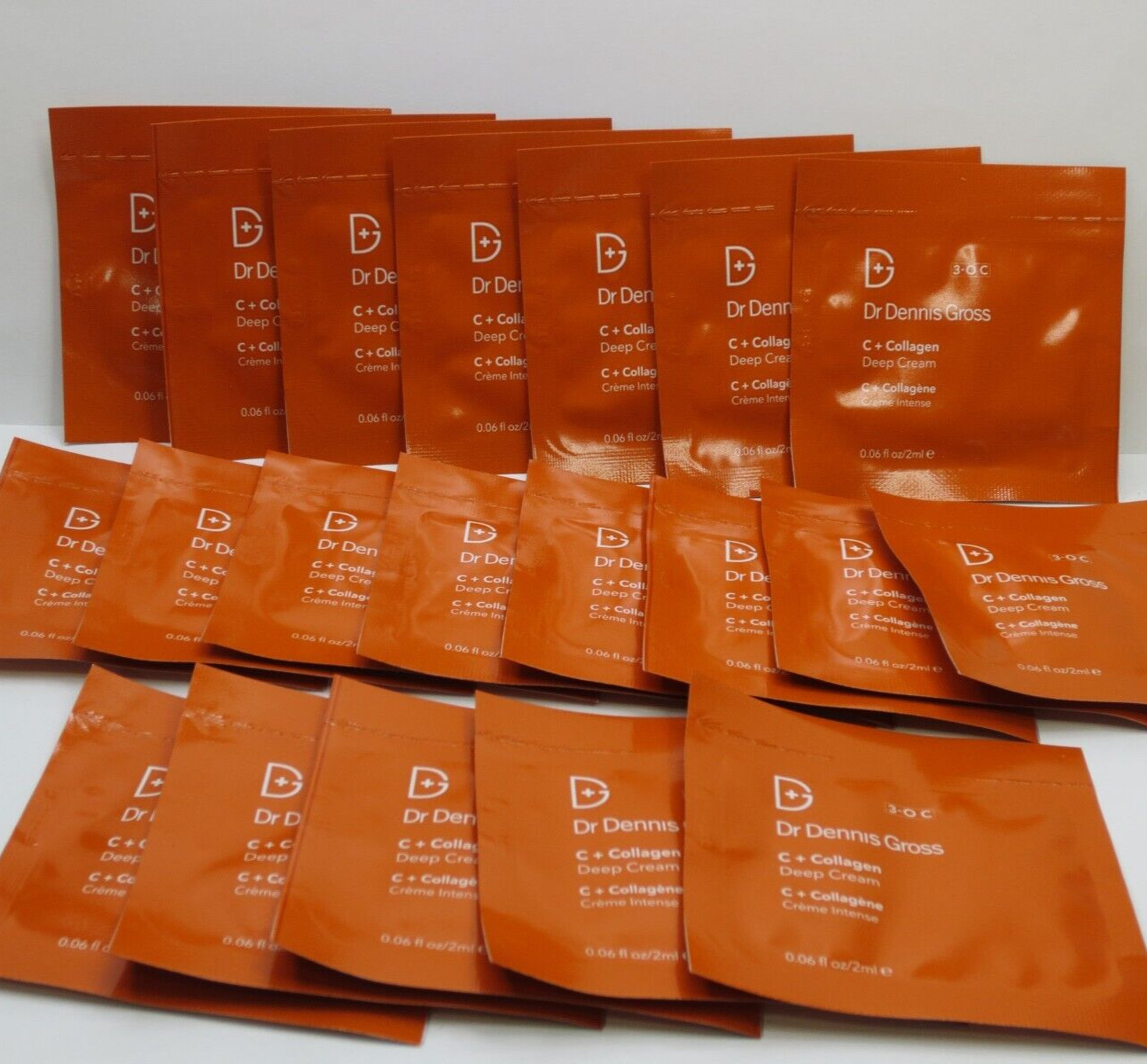 DR DENNIS GROSS C+ COLLAGEN DEEP CREAM 0.06 OZ *LOT OF 20*