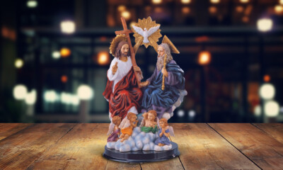 5''H Holy Trinity Father, Son, and Holy Spirit Figurine Religious Decoration Holy