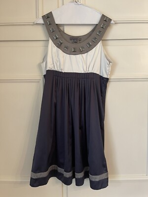navy blue and white semi formal dress womens m | eBay navy blue and white semi formal dress womens m | eBay