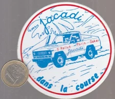 STICKER. JACADI . 5th Paris Dakar Rally