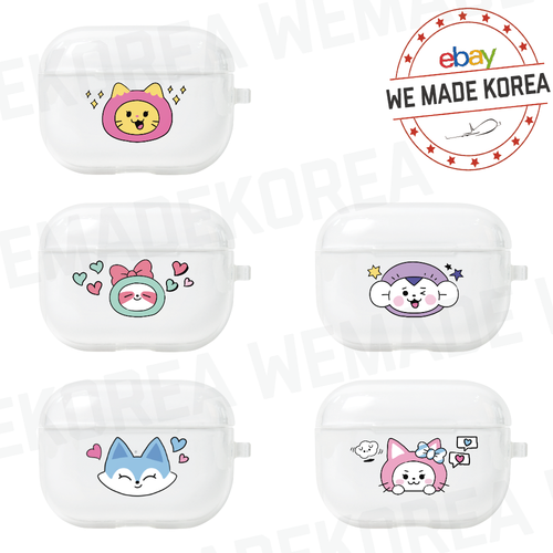 ITZY \u0026 WDZY Character AirPods Pro Clear Case Basic Ver. Official K-POP  Goods | eBay