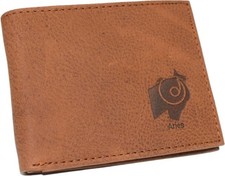 Marshal Aries Men's Genuine Leather Bifold Trifold RFID Blocking Wallet...