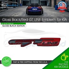 3d Gt Line Black Red Emblem Badge Rear Trunk Lid Fit Kia Optima Sport 86325d4000 3d Gt Line Black Red Emblem Badge Rear Trunk Lid Fit Kia Optima Sport 86325d4000