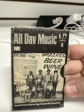 WAR- All Day Music Cassette, 1971  RARE SLIPCOVER 