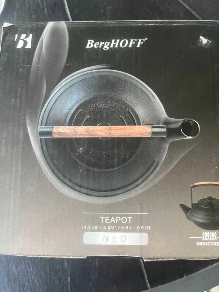 Tetera de hierro fundido BergHOFF NEO nueva en caja Foto 2 de 4
