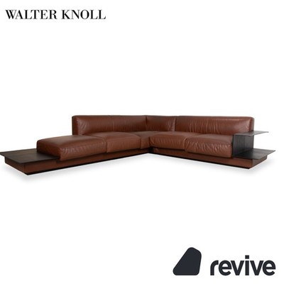 Walter Knoll Yuuto Leder Ecksofa Braun Kastanie Mokka Sofa Couch
