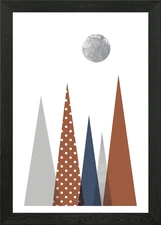 Scandi Nursery Set of 3 Framed Wall Art Poster Canvas Print Picture