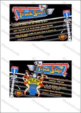 Bally Truck Stop 1988 Cartes Instructions Flipper Pinball Custom