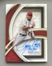2022 Panini Immaculate Shadowbox Signatures Red Bobby Abreu Auto Phillies /99