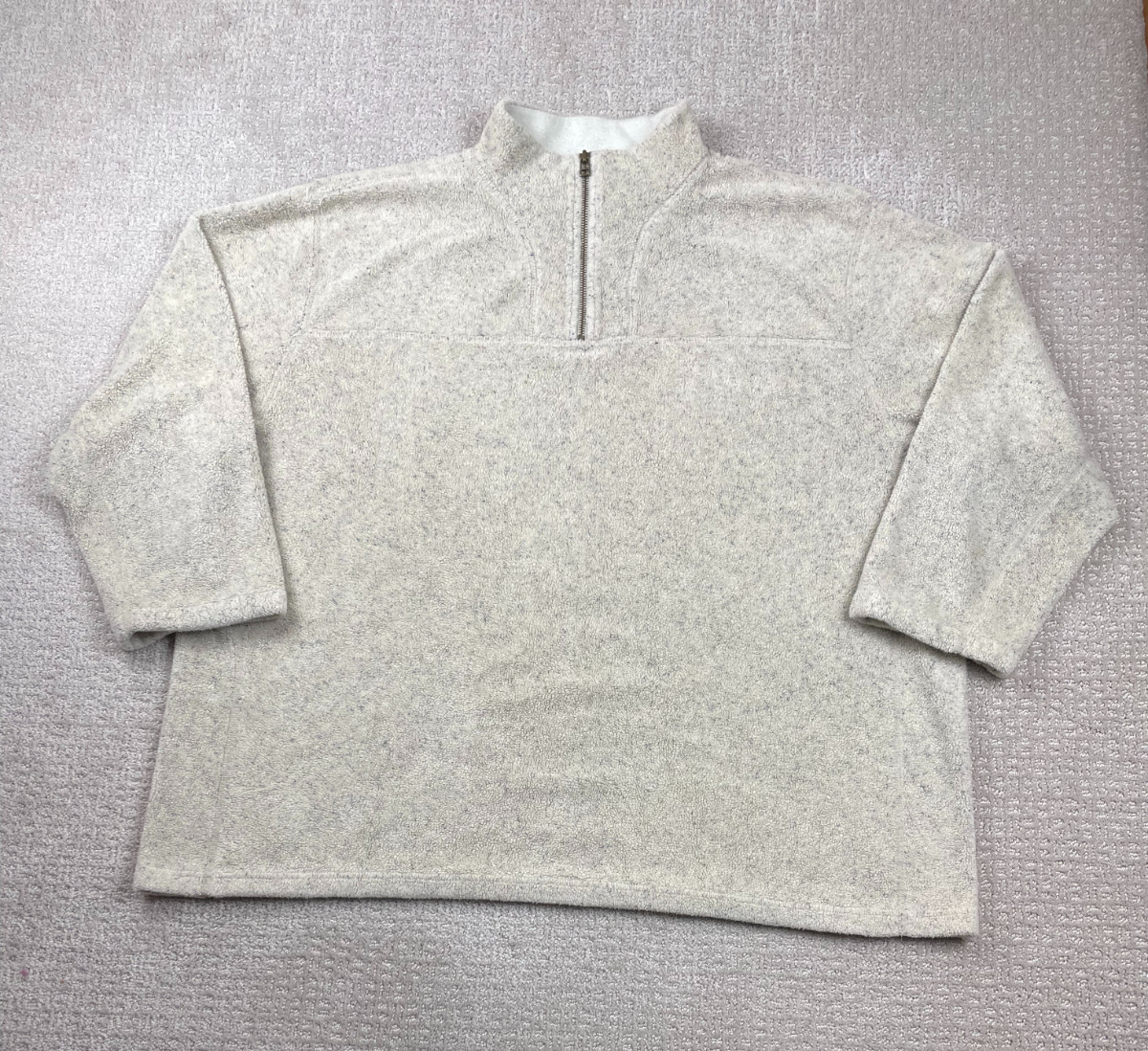 LL Bean Jacket Mens 2XL Tall 1/4 Zip Fleece Pullover Outdoors Hiking Gorpcore