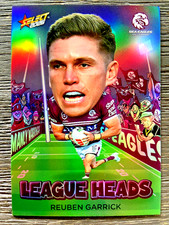 2026 NRL SELECT 'LEAGUE HEADS' TRADING CARD - REUBEN GARRICK/SEA EAGLES