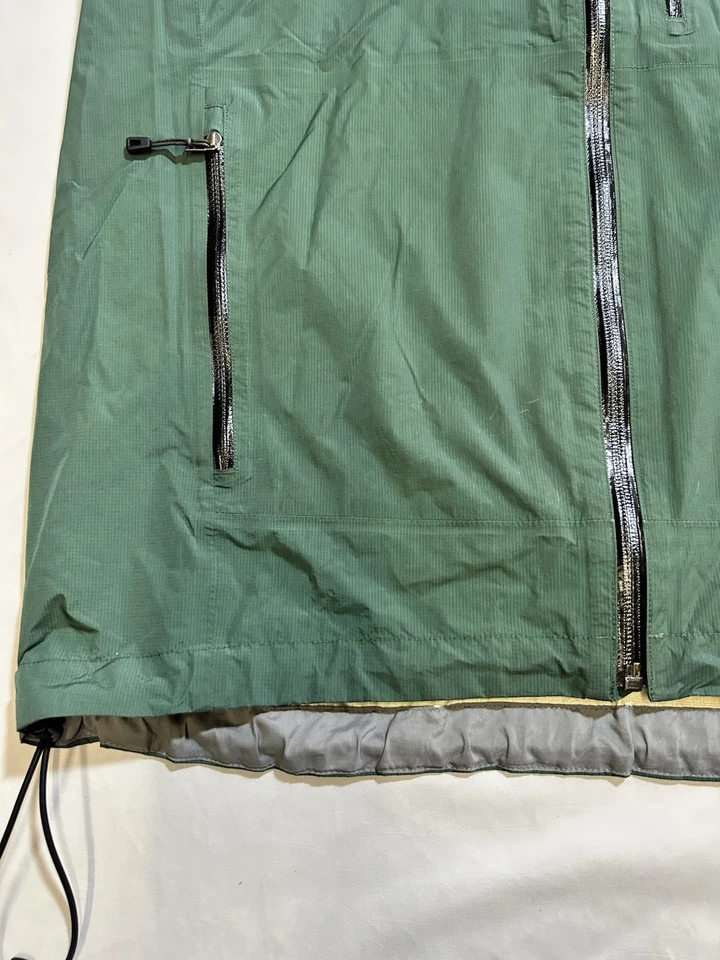 Patagonia h2no Windbreaker Jacket Men’s Medium Green Granite Crest Rain Coat - Image 3 of 4