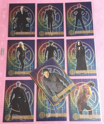 X-MEN THE MOVIE: DOUBLE SIDED CHROMIUM CHASE SET C1 - C10