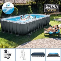 Intex Frame Pool Set Ultra Quadra Xtr 732 X 366 X 132Cm Gartenpool Schwimmbecken