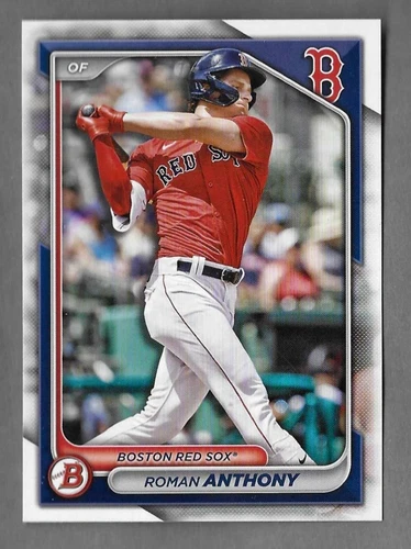 ROMAN ANTHONY 2024 BOWMAN 1ST ROOKIE RC CARD #BD-19 BOSTON RED SOX STAR