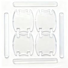 8PCS Clear Car Door Handle Protector   Transparent Anti-Scratch