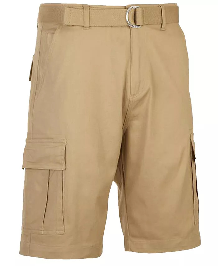 МУЖСКИЕ ЭЛАСТИЧНЫЕ ШОРТЫ-КАРГО BLU ROCK 30 - ХАКИ 8090₽