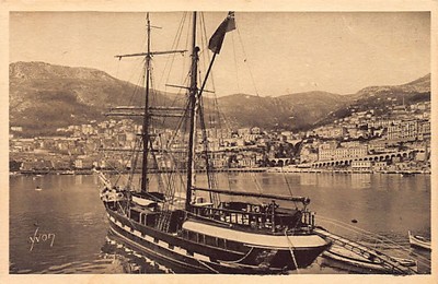 Monaco - Le port et le ravin de Sainte-Dévôte - Ed. Yvon 6126