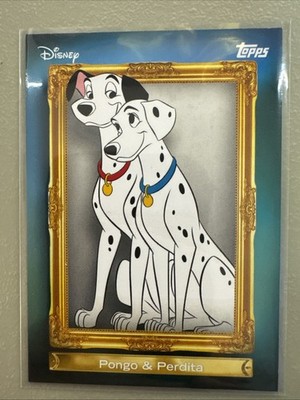 2026 Topps Disney Neon FF-14 Pongo & Perdita Family First Insert Card NM
