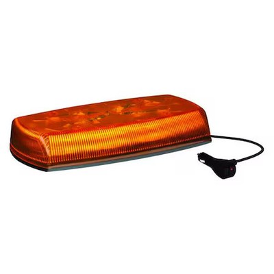 Ecco 5580A-Mg Mini Lightbar, Led, Amber, 15'' L