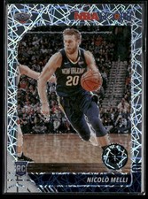 2019-20 Hoops Premium Stock #242 Nicolo Melli Prizms Silver Laser