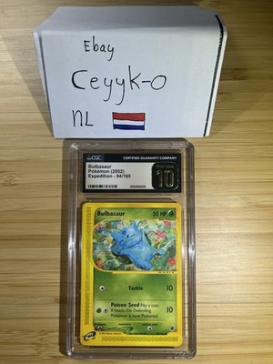 2002 Pokémon Expedition 94/165 Bulbasaur CGC PRISTINE 10 Vintage Rare