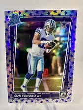 2021 Panini Donruss Optic - Rated Rookie Simi Fehoko #242 Stars Prizm (RC)