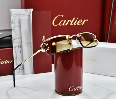 New Cartier Rimless Piccadilly bigC Decor silver Occhiali Frame