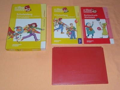 LÜK Set Schulanfang 24er Kasten  1 Heft + 1 Zusatzheft Mathe Lesen... unben. OVP