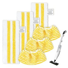 KEEPOW 3+3 Pack Replacement Pads for Karcher Steam Cleaner – A-