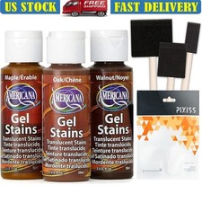 Gel Stain Wood Crafts Set of 3 Colors Thick Creamy Texture Easy Application New