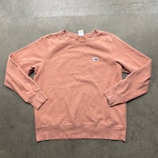 The North Face Women's Heritage Patch Crewneck Sweatshirt M Pink Pullover