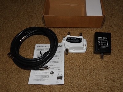 Channel Master CM-3410 1-Port HDTV Signal Amplifier 15dB Gain with Power Supply