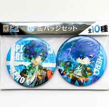 PERSONA 3 RELOAD Protagonist Makoto Yuki Hologram Button Badge Set Hero
