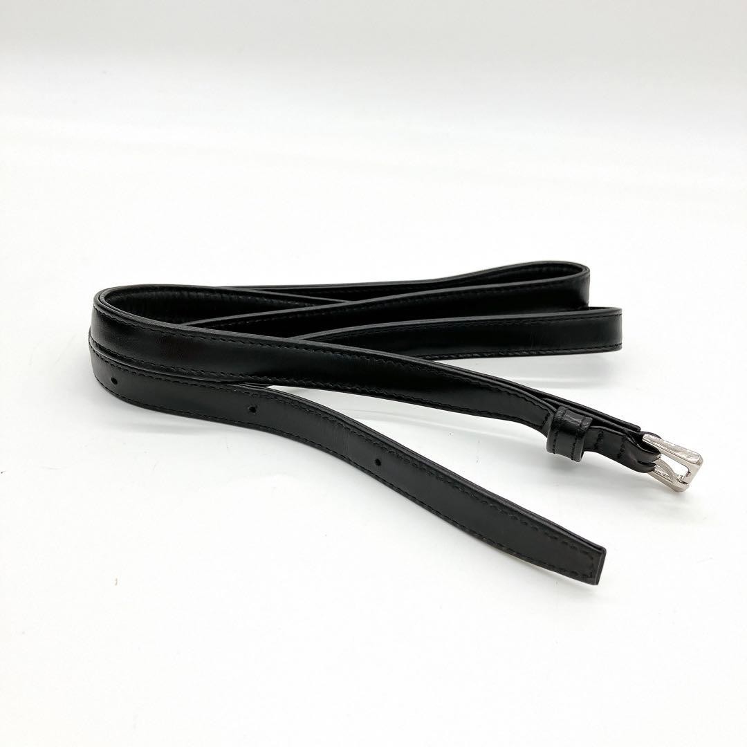 Valentino Garavani 2Way Leather Bag Black Women's Hand/Shoulder Purse Excellent thumbnail 11